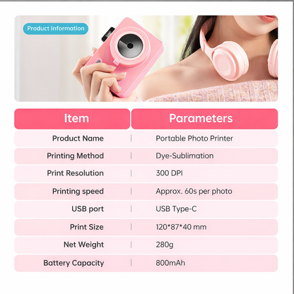 Z5 Hanin Instant Print Camera